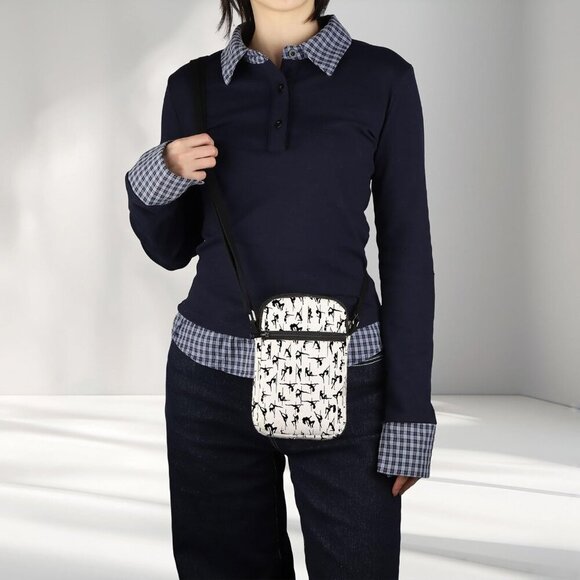 Pole Dancer Gift Canvas Crossbody Bag for Dancers Teachers Travel - Picture 6 of 7